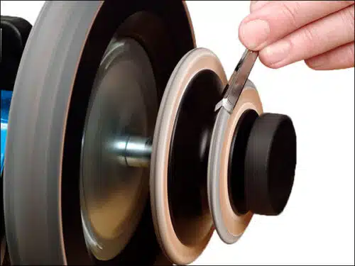 Tormek LA-122 geprofileerde lederen wetschijf