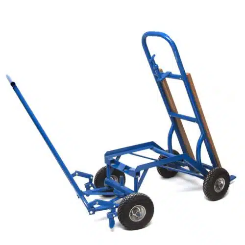 Transportwagen, blauw kantelbaar