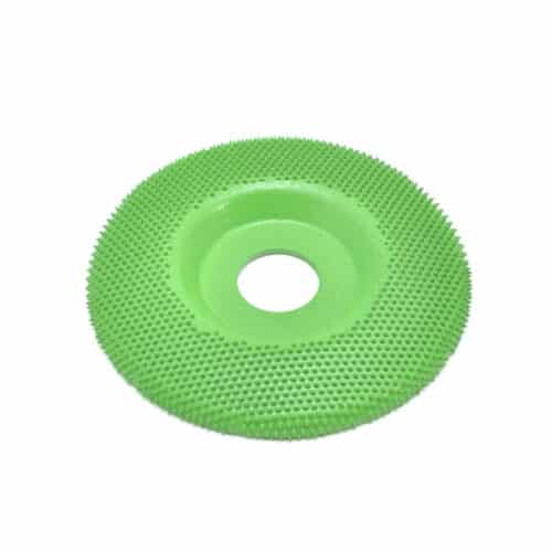 Tungstencarbide schijf 22.2 mm vlak, grof groen vlak