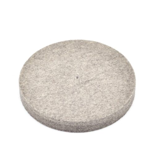 Viltschijf Ø 150x20x6 mm grijs/bruin