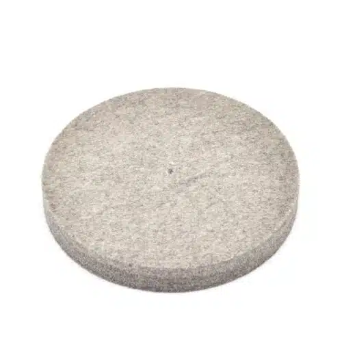 Viltschijf Ø 150x20x6 mm grijs/bruin