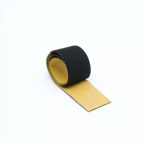 Zelfklevend vilt zwart 4 cm x 60 cm