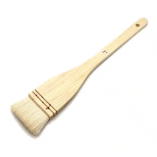 Hake kwast geitenhaar wit 5 cm