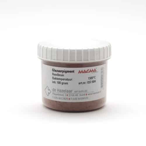 Magma glazuurpigment roodbruin