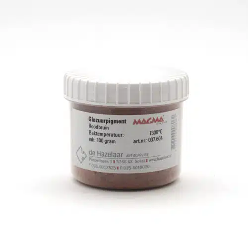 Magma glazuurpigment roodbruin