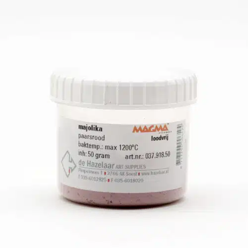 Magma majolika paarsrood