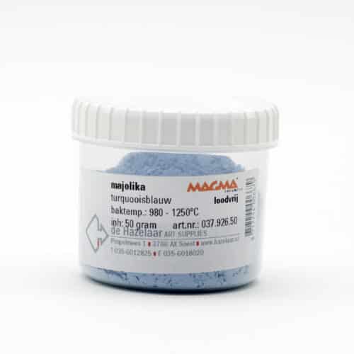 Magma majolika turkoiseblauw