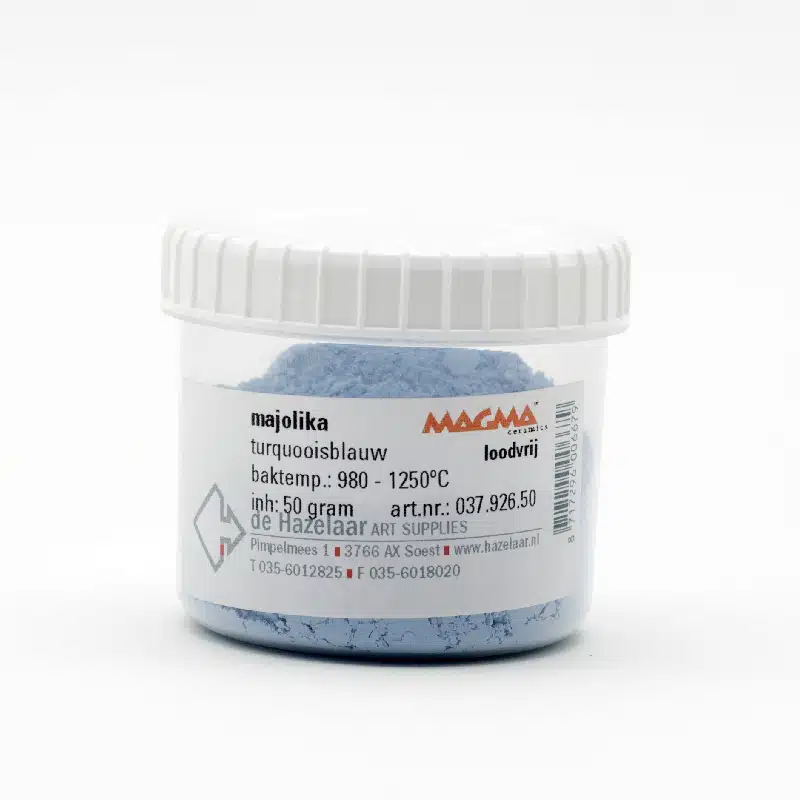 Magma majolika turkoiseblauw