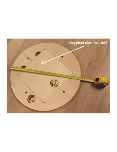Moederbord Ø 35 cm (zonder inlegbat 20x20 cm)