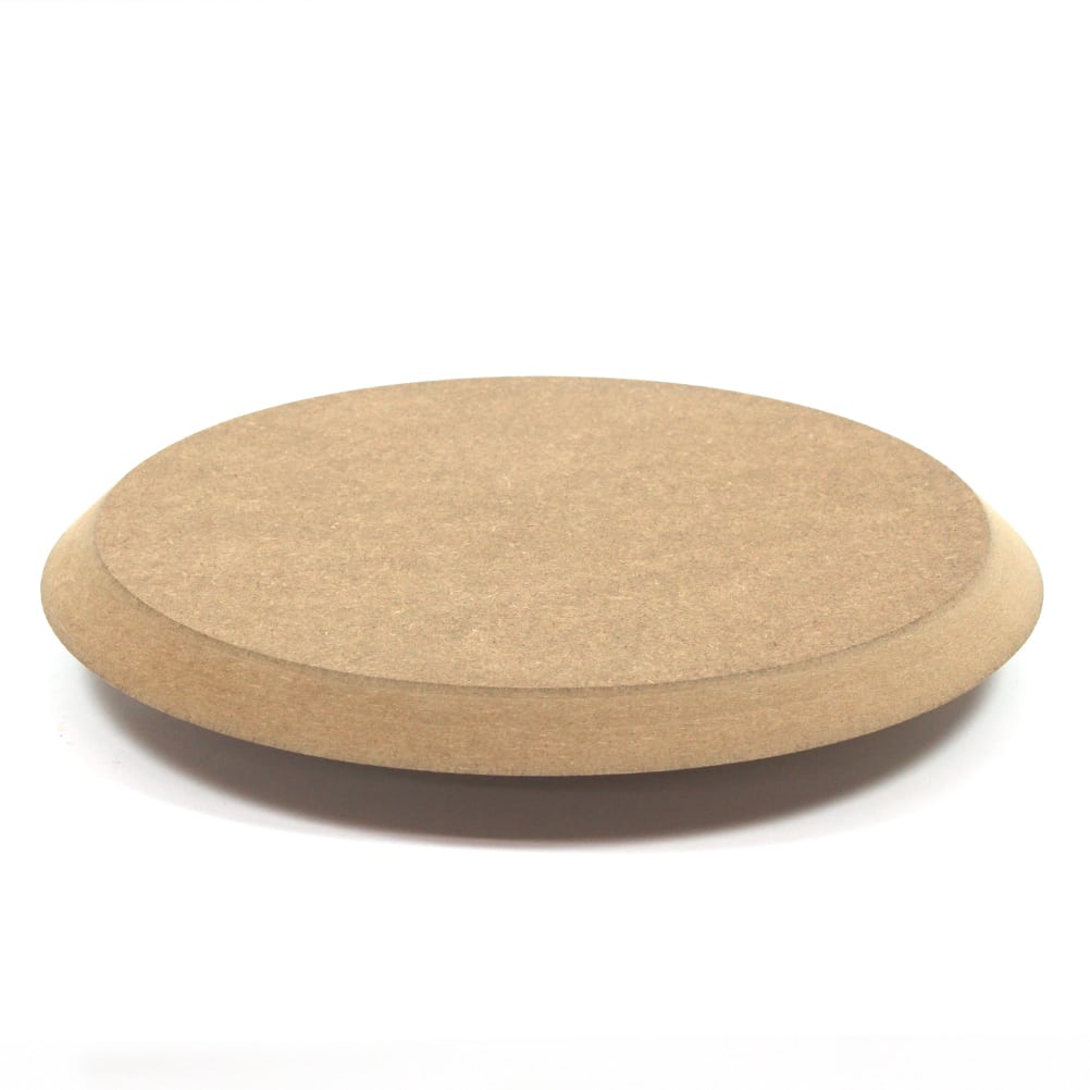 Ovale drapeermal MDF - 11 x 13 inch (27,9 x 33 cm)