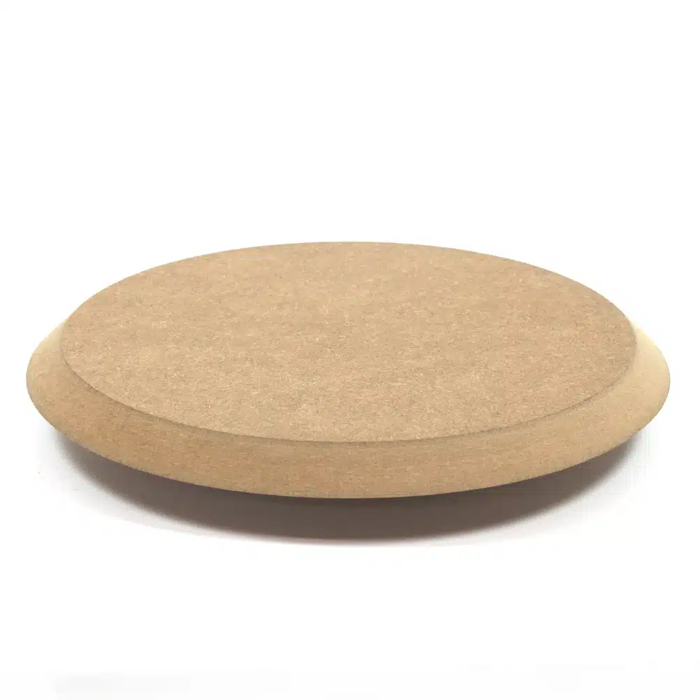 Ovale drapeermal MDF - 11 x 13 inch (27,9 x 33 cm)