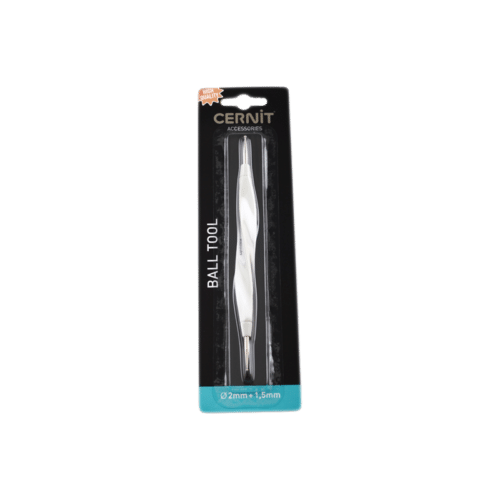 Spatel metaal 2 bolletjes, 1,5 mm en 2 mm