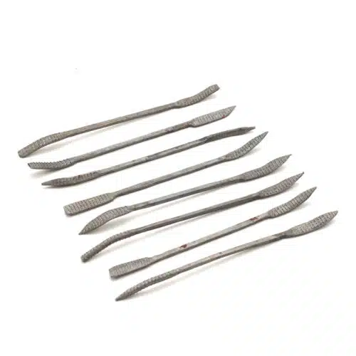 Speksteenraspen 25 cm set 8-delig