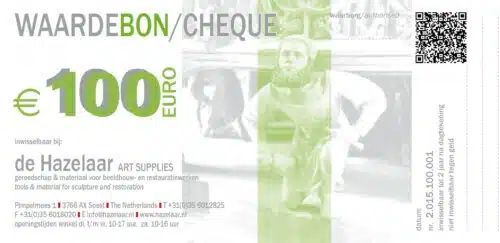 Waardebon / Cadeaubon / Tegoedbon 100 euro
