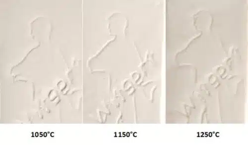 Witgert 001 Mont Blanc porselein gietklei