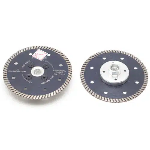 Diamantzaagblad Ø 115 mm Turbo DS met flens