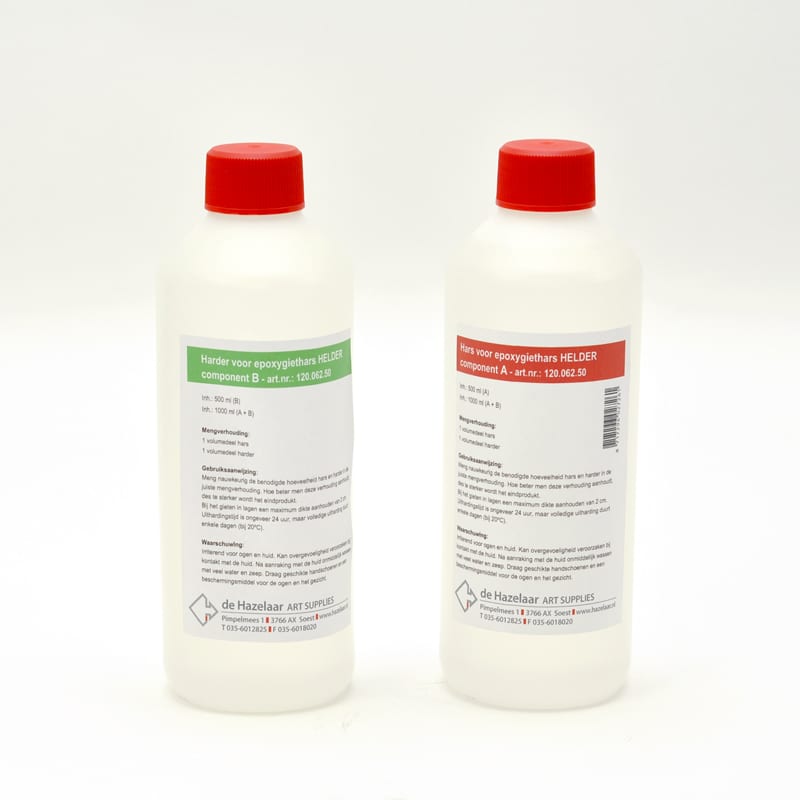 Epoxy giethars glashelder A+B