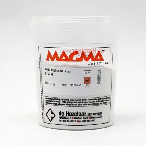 Fritte alkali-boor-silicaat