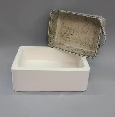 Gips giet-/drukmal UM091 ovenschaal 31 cm x 21 cm, h 7 cm UM091