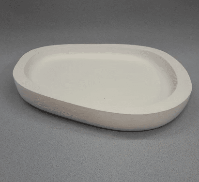 Gips giet-/drukmal UM093 bord 25 x 19 cm, h 2 cm