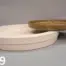 Gips giet-/drukmal UM109 bord Ø 27,5 cm, h 2,5 cm