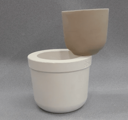 Gips gietmal UM097 beker/kopje Ø 9,5 cm, h 9 cm, bodem 6 cm