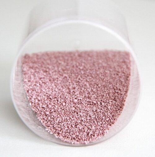 Glazuurgranulaat rood spikkel fijn