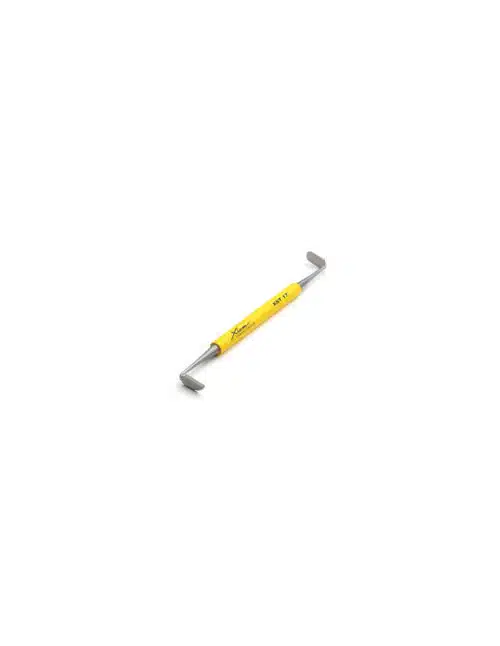 Inox afdraai-ijzer 2-zijdig - rond