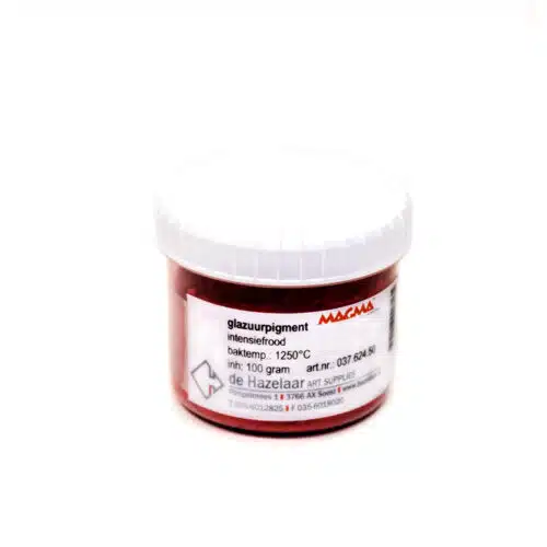 Magma glazuurpigment intensiefrood