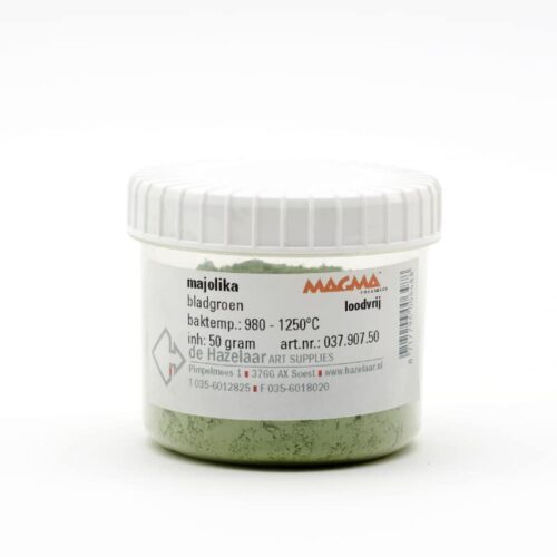 Magma majolika bladgroen