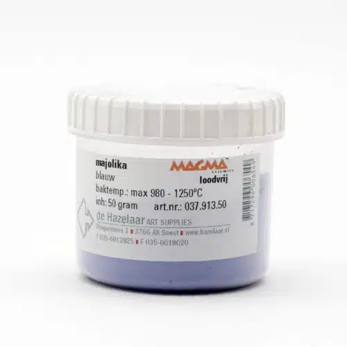 Magma majolika blauw