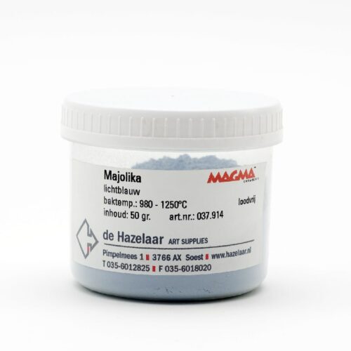Magma majolika lichtblauw