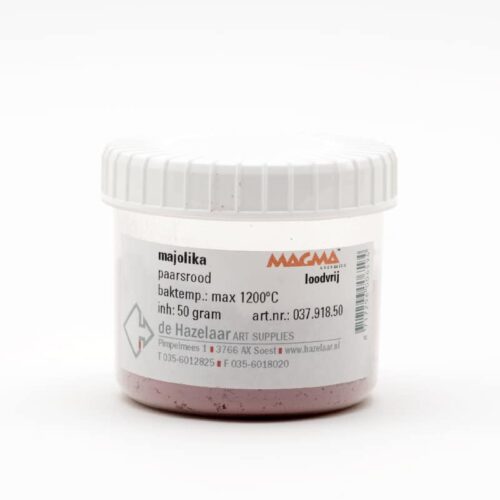 Magma majolika paarsrood
