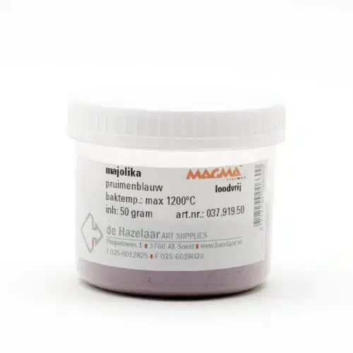 Magma majolika pruimenblauw