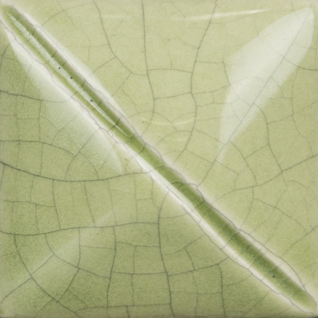 Mayco Classic crackles CC-107 Green Tea