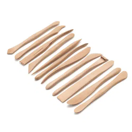 Palmhoutenspatel 15 cm set 12-delig