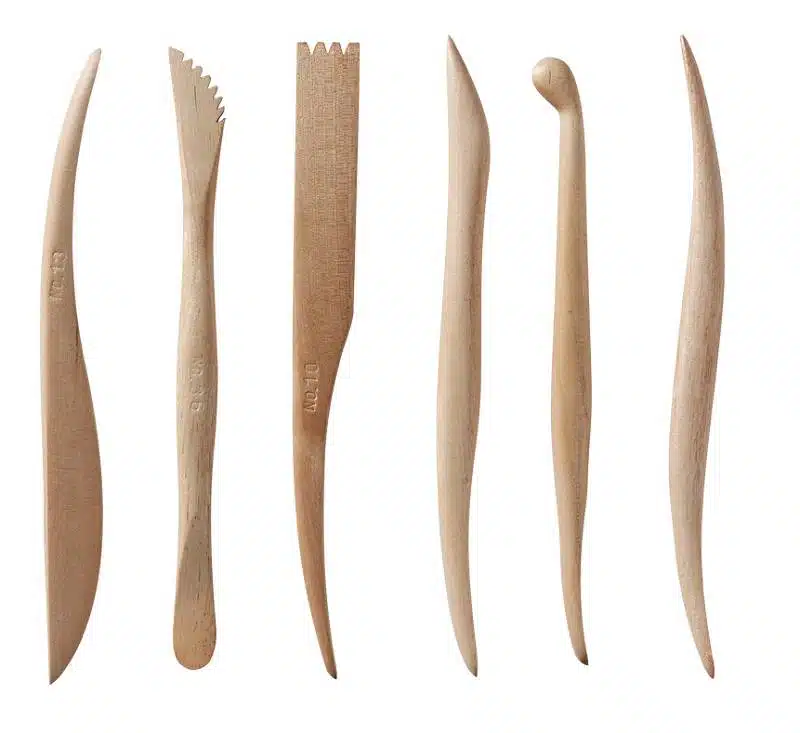 Palmhoutenspatel 15 cm set 6-delig