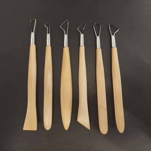 Spatel/bandmirette 15 cm set 6-delig