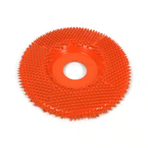 Tungstencarbide schijf 22.2 mm vlak, zeer grof oranje