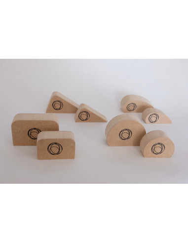 Vormen voor handvaten/oren, 4 modellen elk in 2 maten SB001