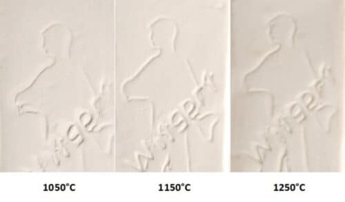 Witgert 001 Mont Blanc porselein gietklei