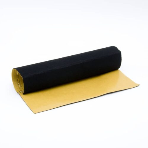 Zelfklevend vilt zwart 30 cm x 100 cm