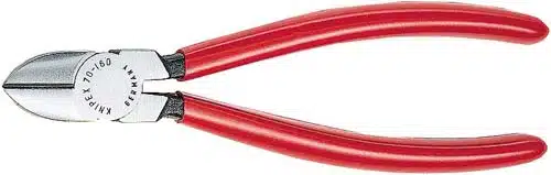 Knipex zijsnijtang 160 mm rood