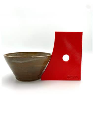Lomer kunststof bolvorm met voetje
