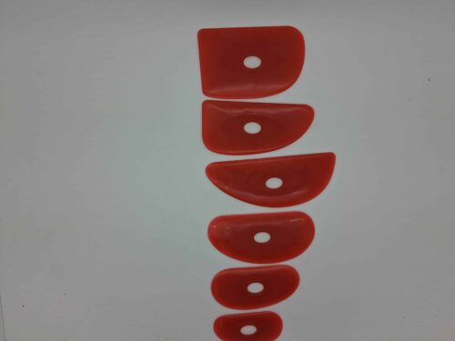Lomer rubber F rood, zacht