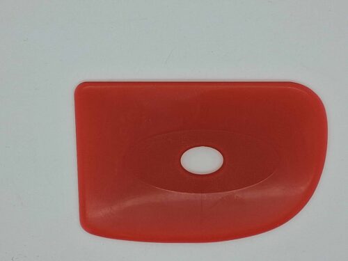 Lomer rubber F rood, zacht