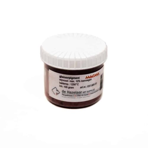 Magma glazuurpigment wijnrood