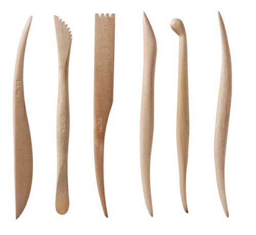 Palmhoutenspatel 15 cm set 6-delig