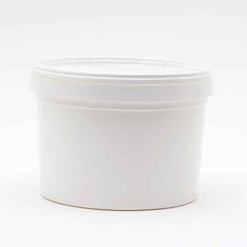 Pot / emmer 1000 ml wit +deksel