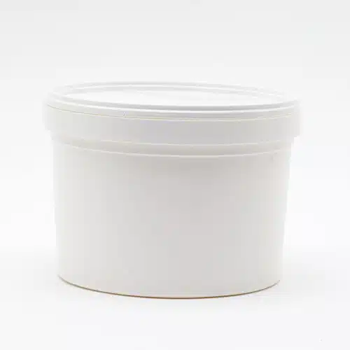 Pot / emmer 1000 ml wit +deksel